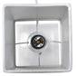 All The Rages Simple Designs White 2-Pack Table Lamps With USB Charging Port & White Fabric Shades
