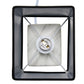 All The Rages Simple Designs White Marbled Ceramic Table Lamp With Black Fabric Shade
