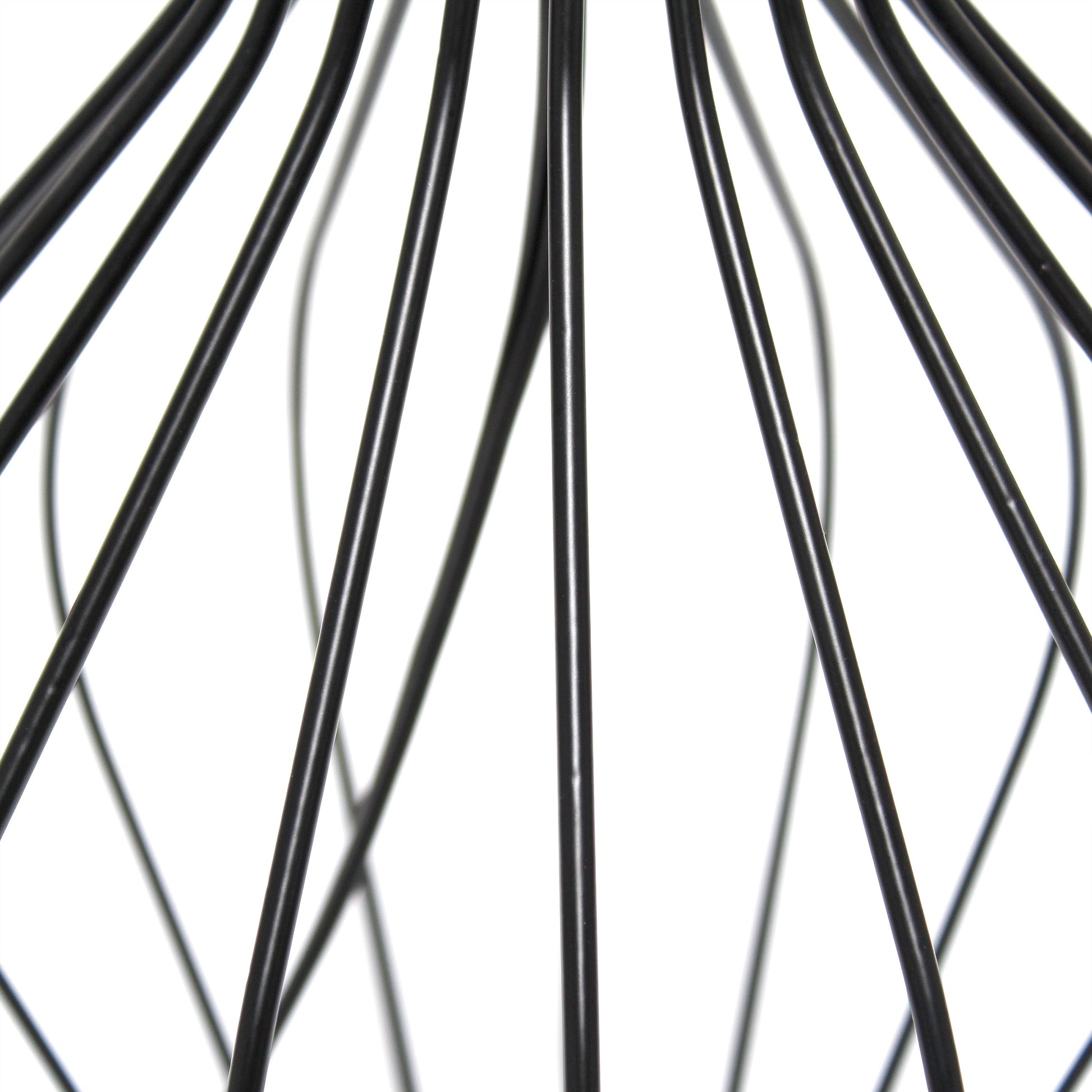 All The Rages Simple Designs White On Black Geometrically Wired Table Lamp