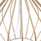 All The Rages Simple Designs White On Copper Geometrically Wired Table Lamp