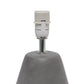 All The Rages Simple Designs White Pinnacle Concrete Table Lamp