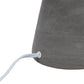 All The Rages Simple Designs White Pinnacle Concrete Table Lamp