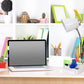 All The Rages Simple Designs White Semi-Flexible Desk Lamp With iPad Tablet Stand Book Holder & USB Charging Outlet