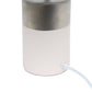 All The Rages Simple Designs White & Silver 2-Toned Basics Table Lamp