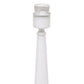 All The Rages Simple Designs White Traditional Candlestick Table Lamp