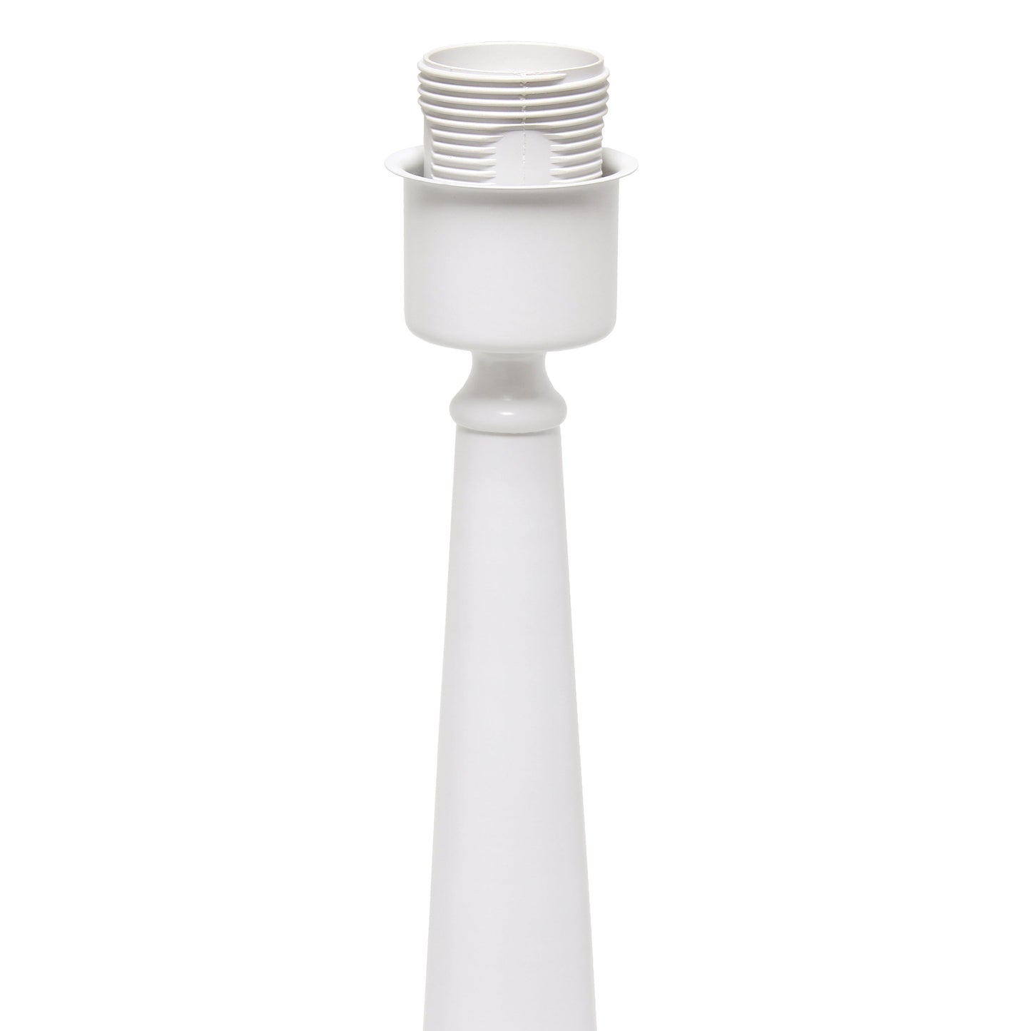 All The Rages Simple Designs White Traditional Candlestick Table Lamp