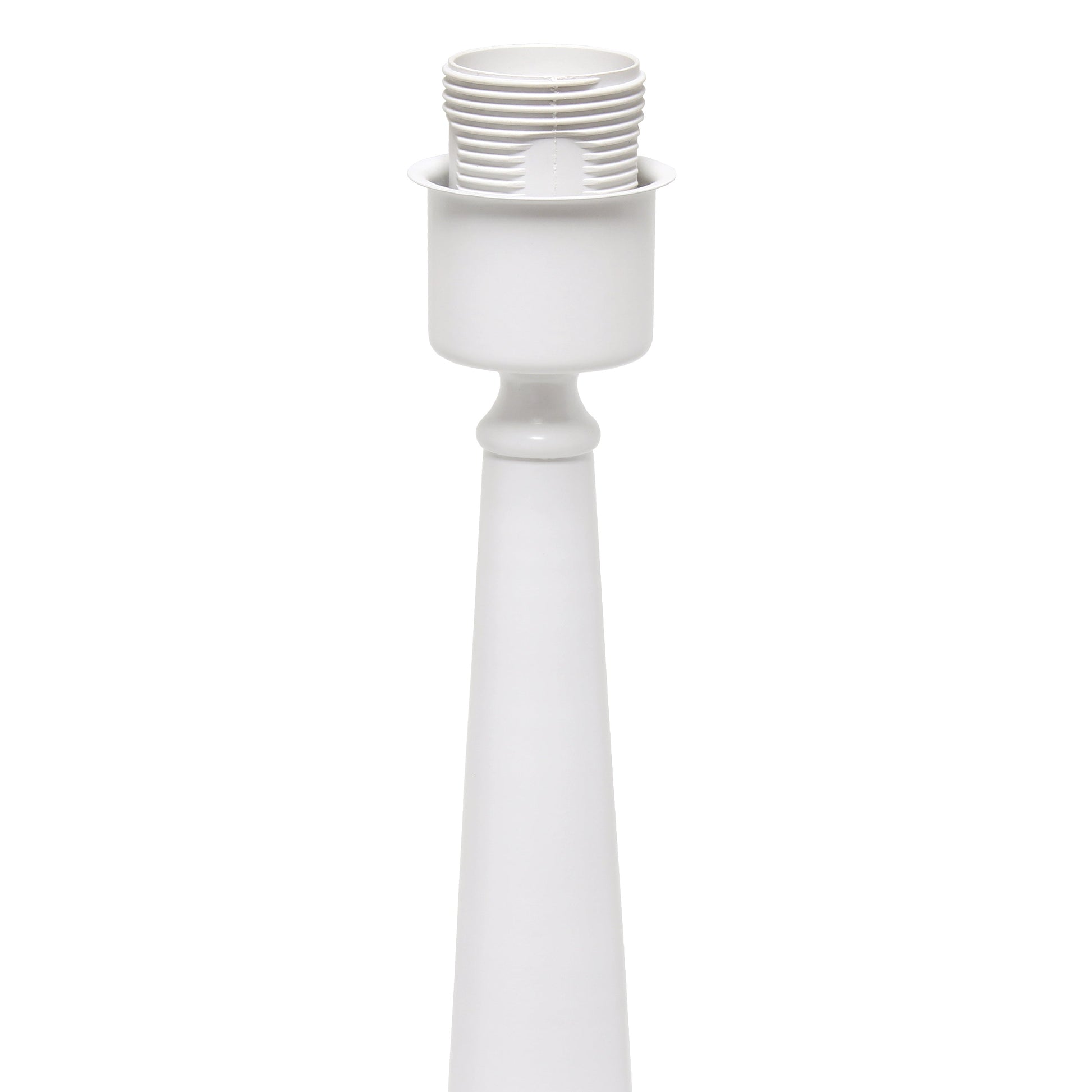 All The Rages Simple Designs White Traditional Candlestick Table Lamp