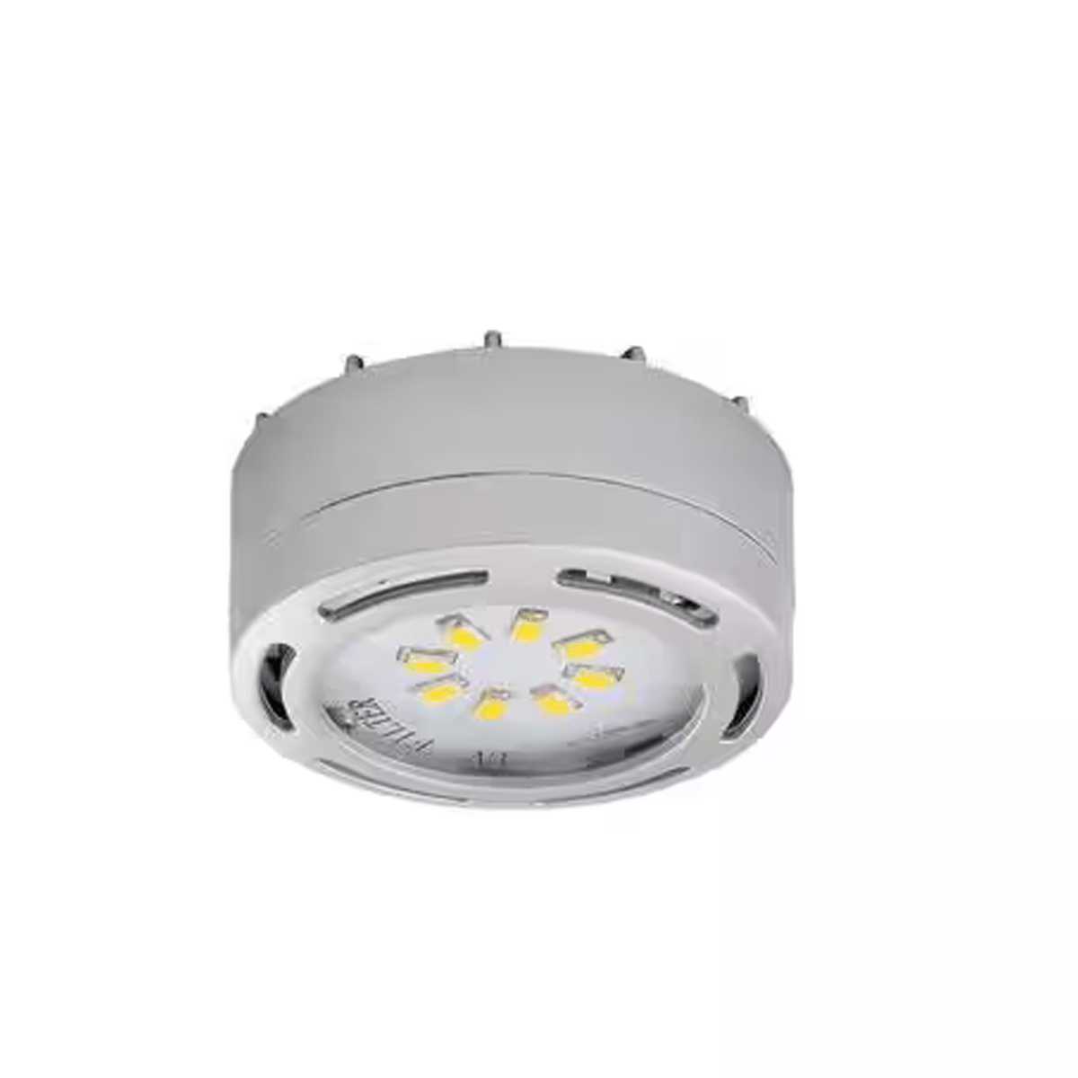 Amax Lighting 1-Light LED 4W 120V Dimmable Nickel Puck Light