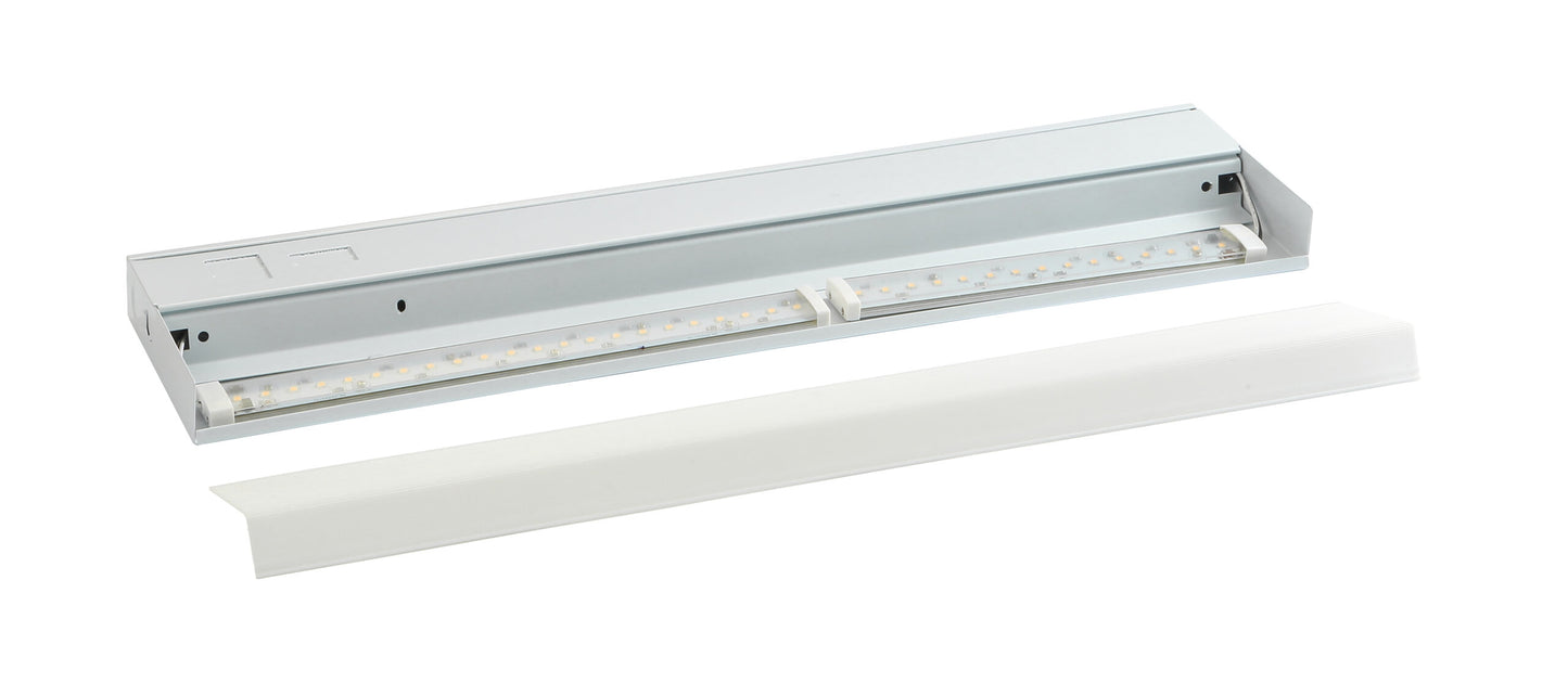 Amax Lighting 24" 14W 3000K LED Integrated Dimmable White Diffuser Under Cabinet Lighting