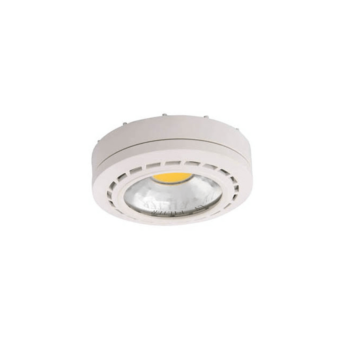 Amax Lighting 3-Light LED 12V Plastic Engine Touch Dimmer White Puck Light