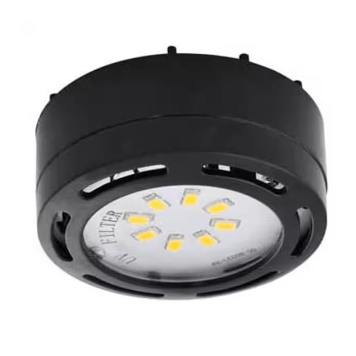 Amax Lighting 3-Light LED 12W 120V Dimmable Black Puck Light