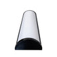 Amax Lighting 48" LED Milky White Diffuser Brushed Nickel Wall Sconce
