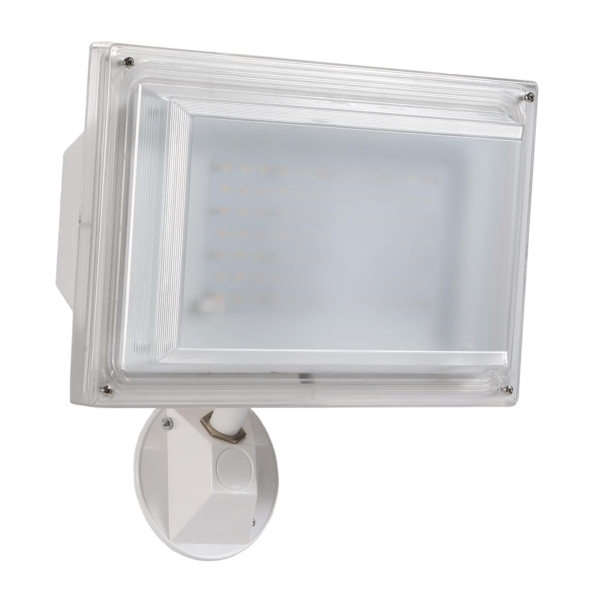 Amax Lighting LED-FL55WT 42W White Frosted Lens LED Security Light