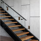 Amax Lighting LED Integrated Surface Mount Brushed Nickel Step Light