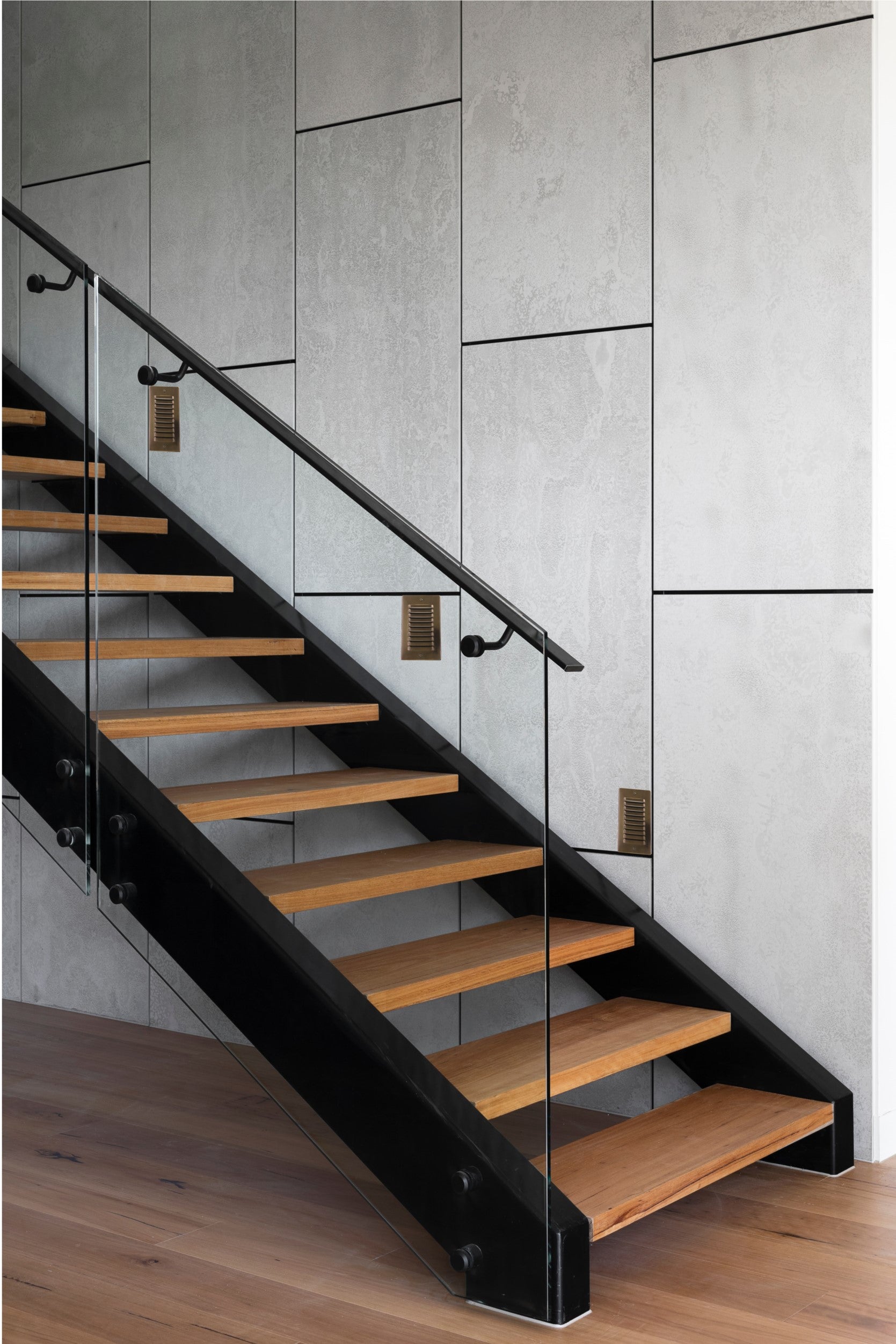 Amax Lighting LED Integrated Surface Mount Brushed Nickel Step Light