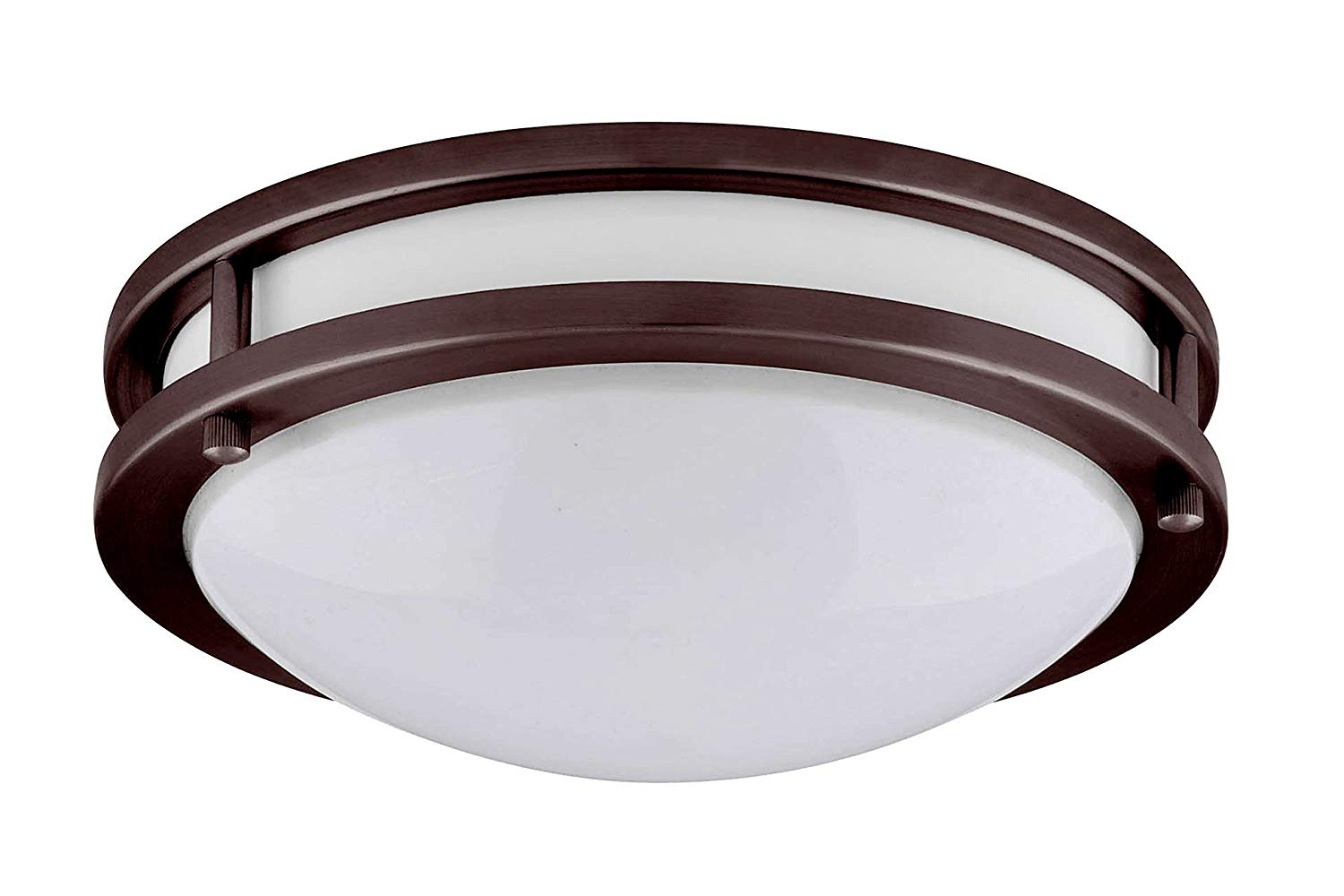 Amax Lighting LED-JR002L/BZ-W 14" 35W Dimmable Bronze Flush Mount Lighting