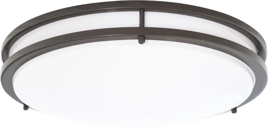Amax Lighting LED-JR003L/BZ-W 17" 35W Dimmable Bronze Flush Mount Lighting