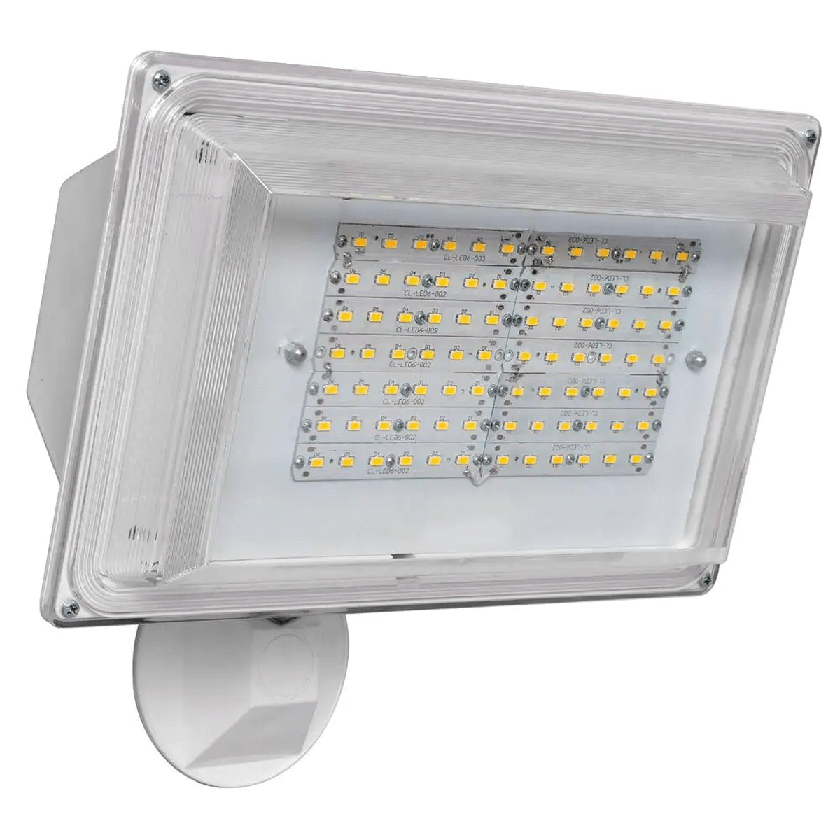 Amax Lighting LED-SL42WT White Clear Lens LED Security Light