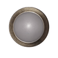 Amax Lighting LED-SM4DL/BZ 4" LED White Opal Diffuser Bronze Disc Light