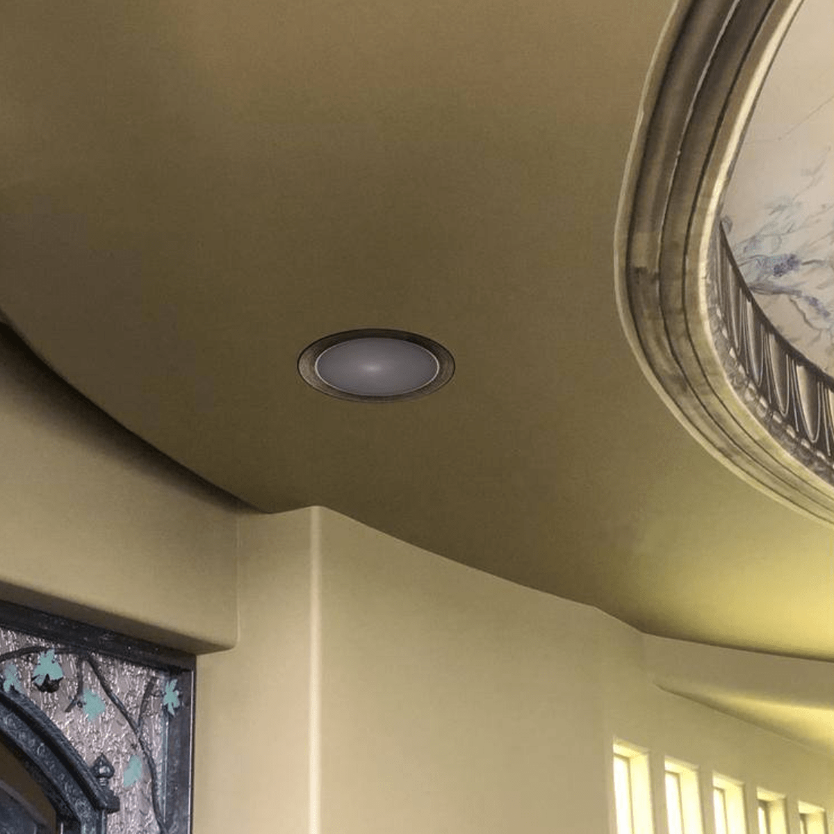 Amax Lighting LED-SM4DL/BZ 4" LED White Opal Diffuser Bronze Disc Light
