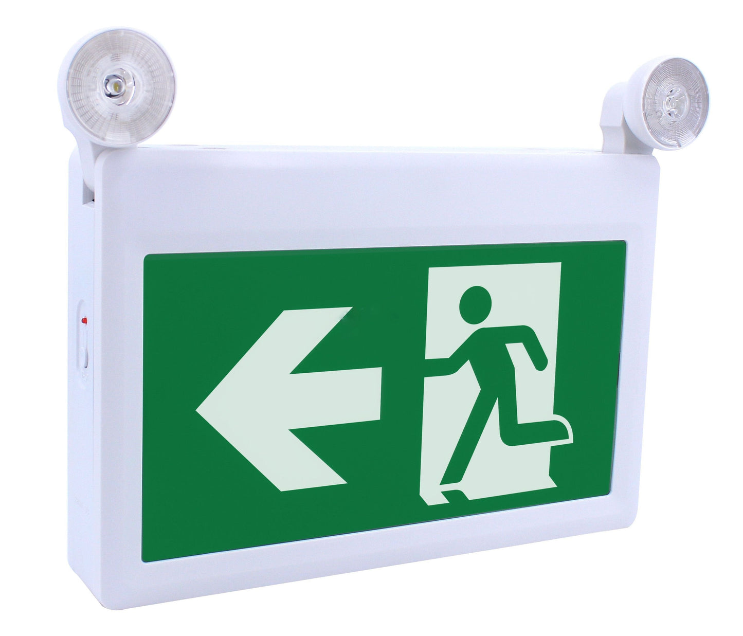 American Imaginations AI-36971 120-347V Rectangle Wall Mount Exit Sign with Emergency Lighting