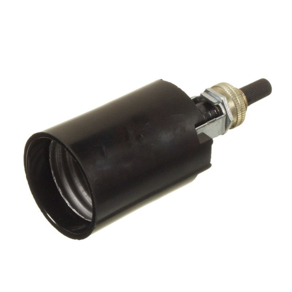 American Imaginations AI-37021 250V Cylindrical Black Bulb Holder