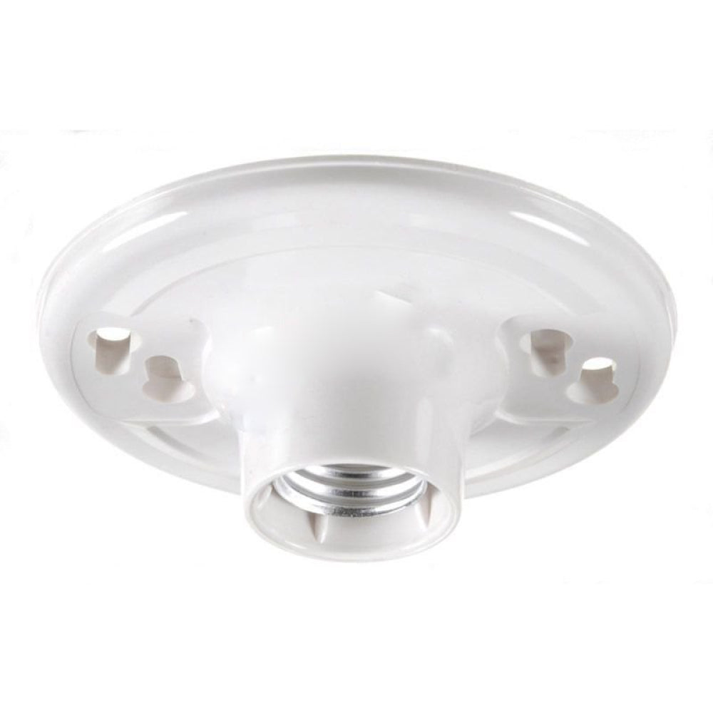 American Imaginations AI-37027 250V Round White Bulb Holder