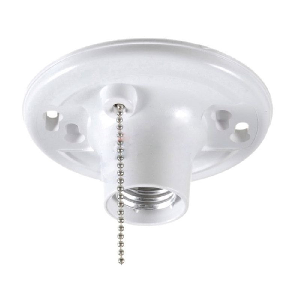 American Imaginations AI-37038 250V Round White Bulb Holder