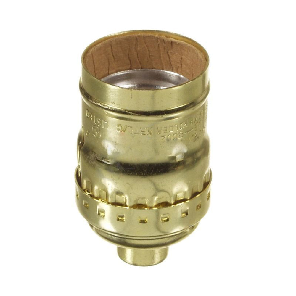 American Imaginations AI-37040 250V Cylindrical Brass Bulb Holder