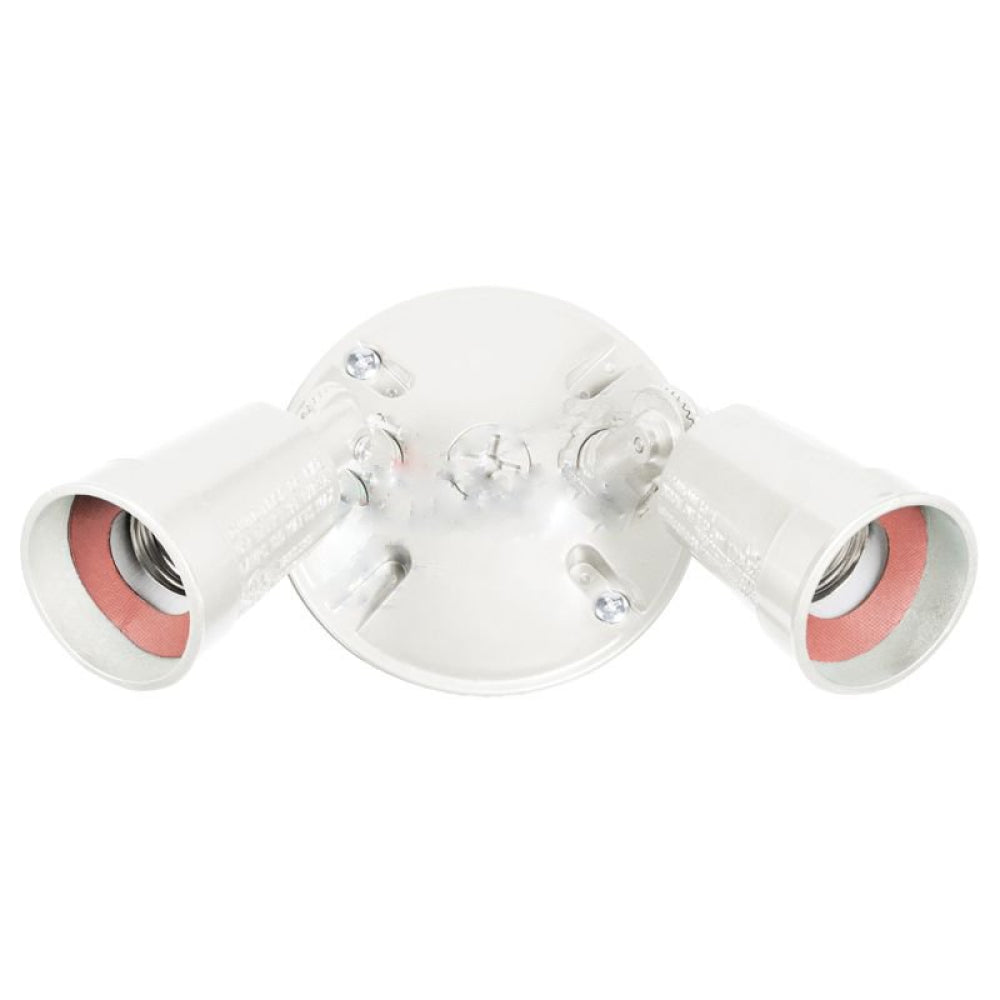American Imaginations AI-37539 120V Cylindrical White Bulb Holder