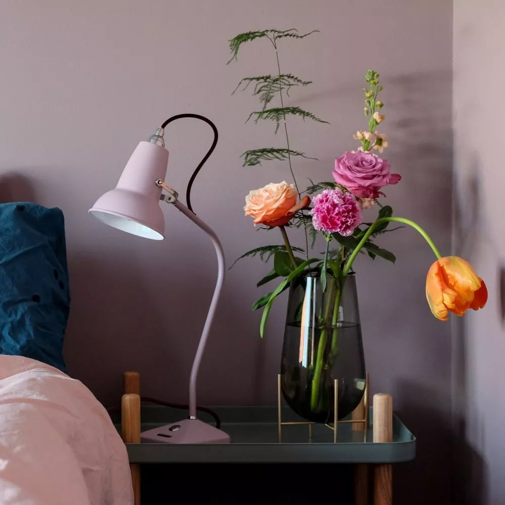 Anglepoise Original 1227 Mini Dusky Pink Gooseneck Table Lamp