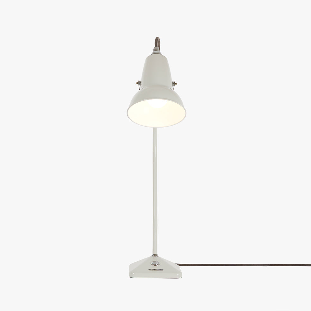 Anglepoise Original 1227 Mini Linen White Gooseneck Table Lamp