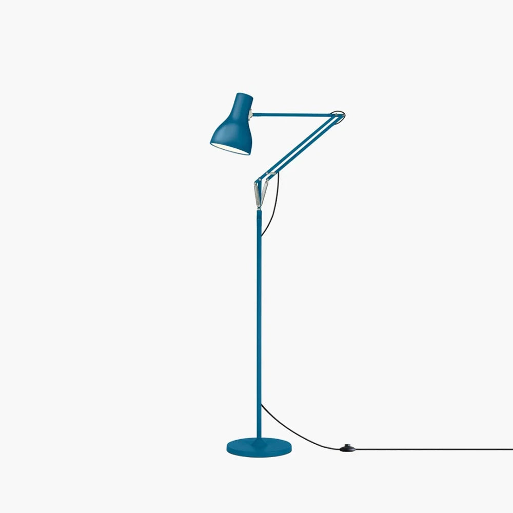 Anglepoise Type 75 Margaret Howell Edition Saxon Blue Floor Lamp