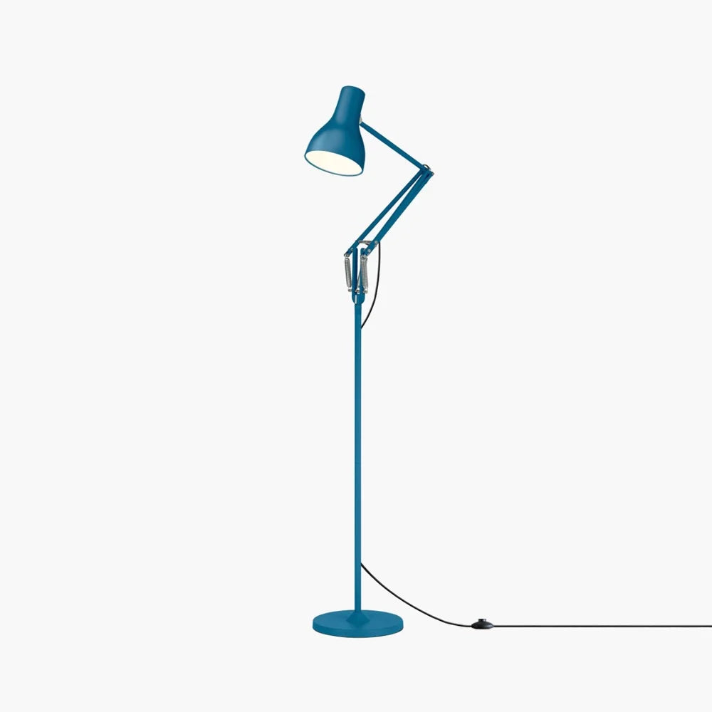 Anglepoise Type 75 Margaret Howell Edition Saxon Blue Floor Lamp