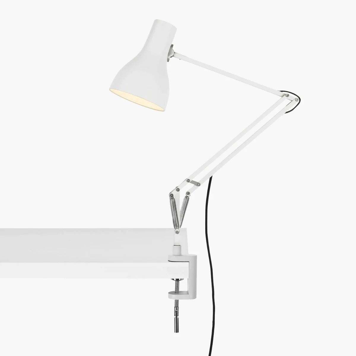 Anglepoise Type Range Alpine White Desk Clamp