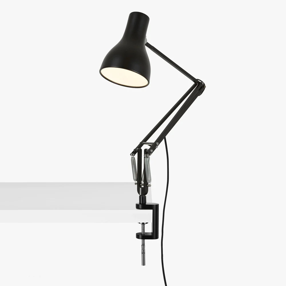 Anglepoise Type Range Jet Black Desk Clamp