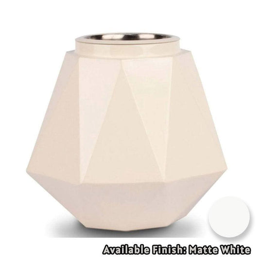 Anywhere Fireplace Brooklyn Matte White Tabletop Bio-ethanol Gel Fuel Fireplace
