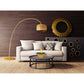 Anywhere Fireplace Empire Matte Gold Tabletop Bio-ethanol Gel Fuel Fireplace
