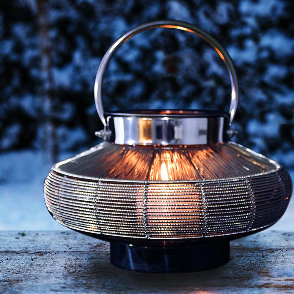 Anywhere Fireplace Mercury Stainless Steel 2-in-1 Fireplace/Lantern