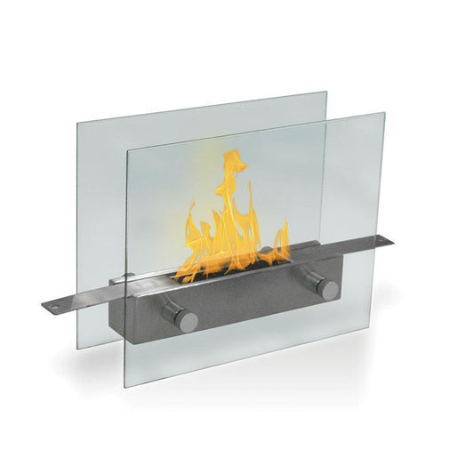 Anywhere Fireplace Metropolitan Stainless Steel Tabletop Bio-ethanol Liquid Fuel Fireplace