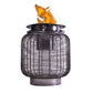 Anywhere Fireplace Neptune Stainless Steel 2-in-1 Fireplace/Lantern
