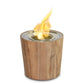 Anywhere Fireplace Sag Harbor Teak Tabletop Bio-ethanol Gel Fuel Fire Bowl