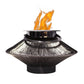 Anywhere Fireplace Saturn Stainless Steel 2-in-1 Fireplace/Lantern