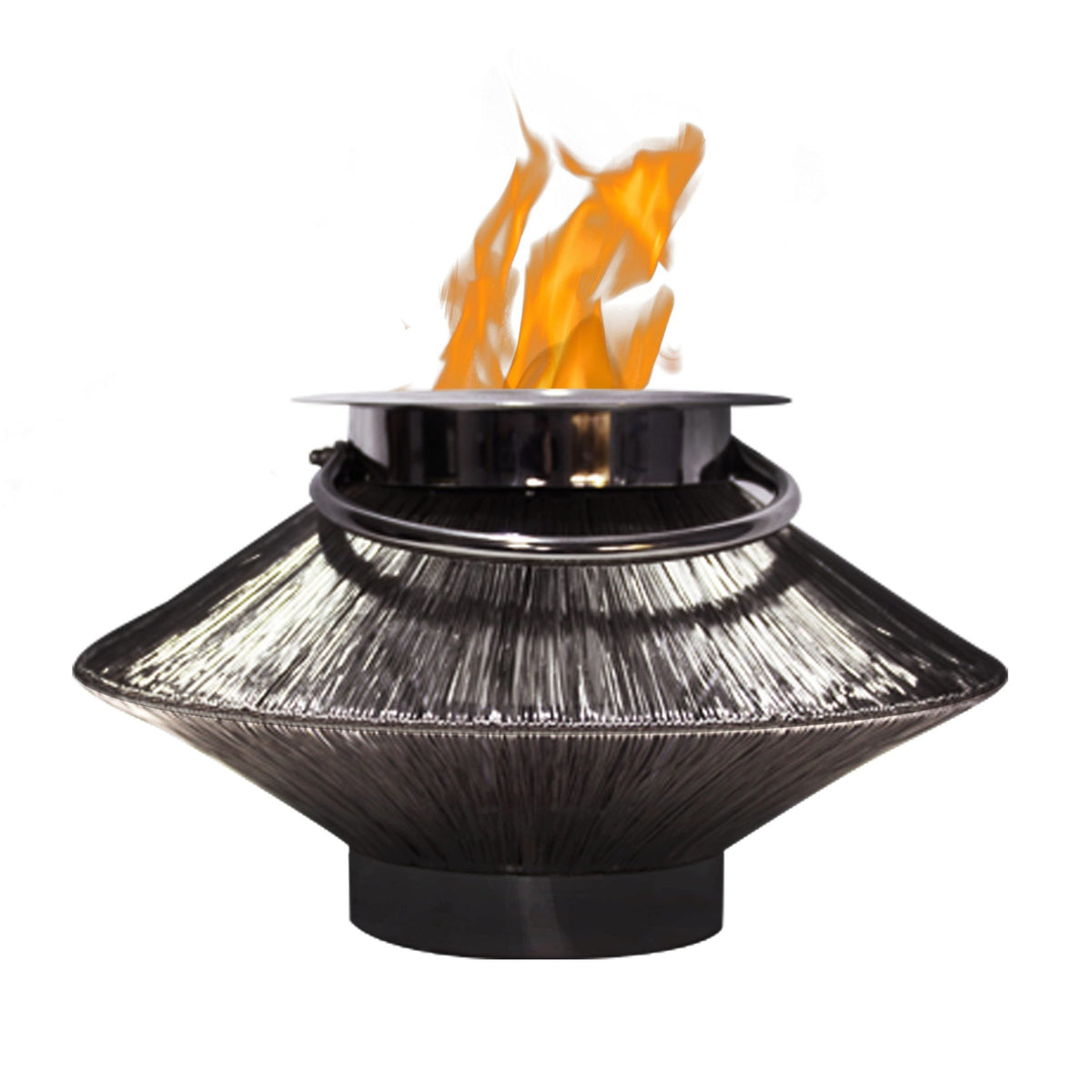 Anywhere Fireplace Saturn Stainless Steel 2-in-1 Fireplace/Lantern