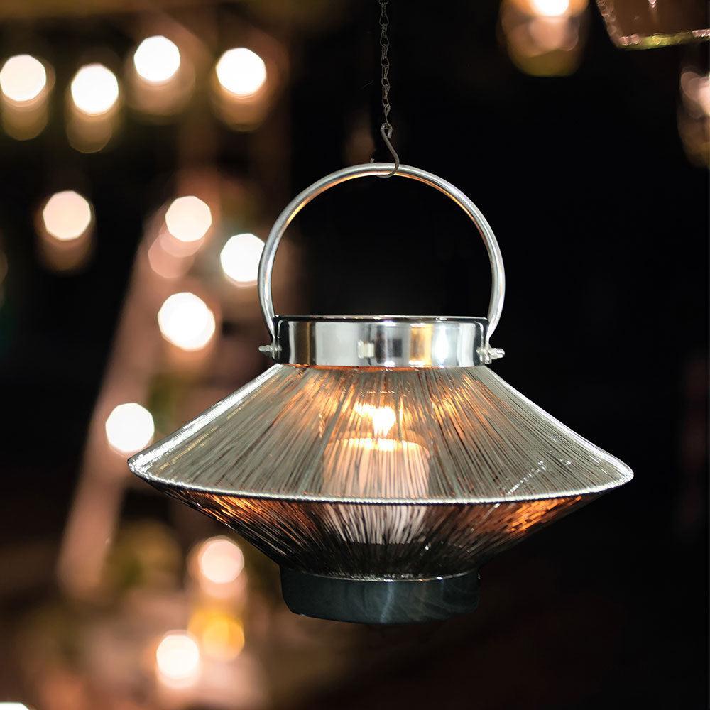 Anywhere Fireplace Saturn Stainless Steel 2-in-1 Fireplace/Lantern