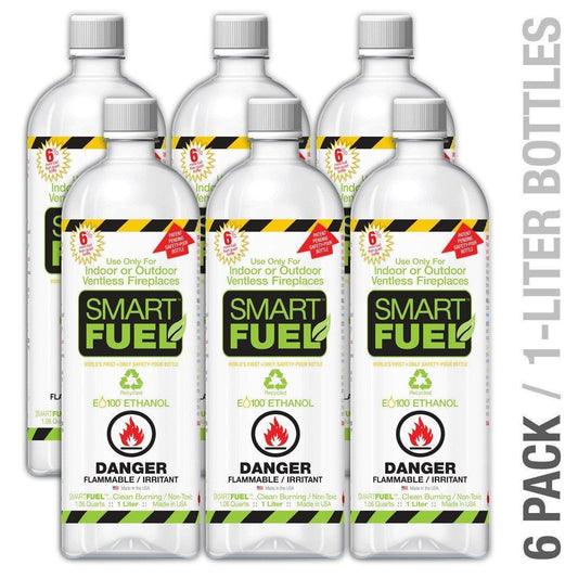 Anywhere Fireplace Smart Fuel 6 x 1 Liter Pack