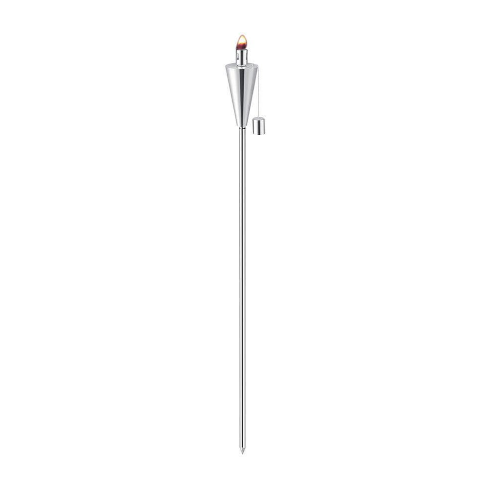 Anywhere Fireplace Stainless Steel Ground Stake Cintronella/Lamp Oil Cone Torch Set of 2