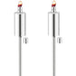 Anywhere Fireplace Stainless Steel Ground Stake Cintronella/Lamp Oil Cylinder Torch Set of 2