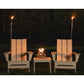 Anywhere Fireplace Stainless Steel Ground Stake Cintronella/Lamp Oil Rectangle Torch Set of 2