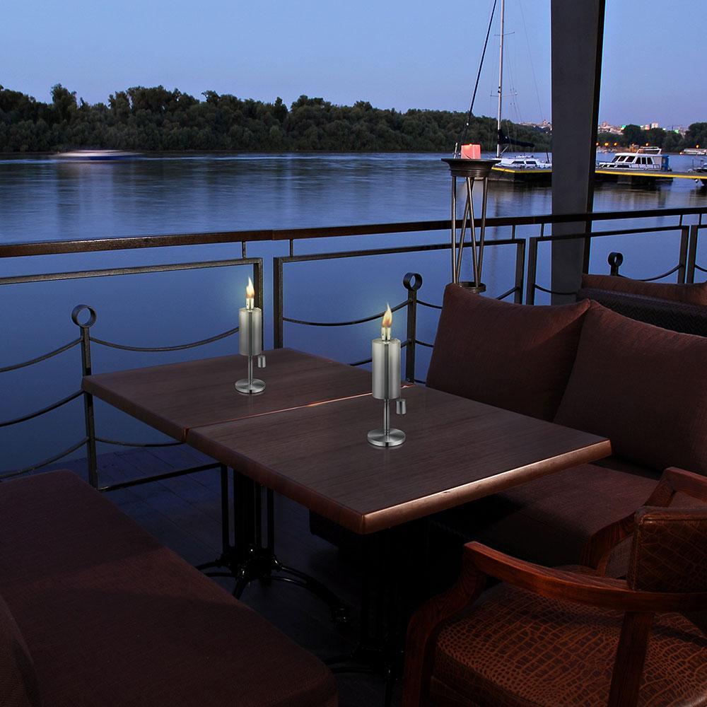 Anywhere Fireplace Stainless Steel Tabletop Cintronella/Lamp Oil Cylinder Torch